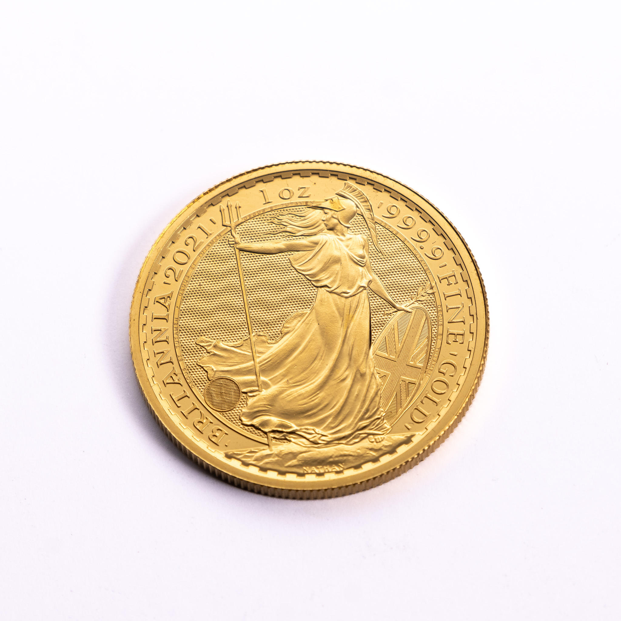 Zlatá Investiční mince Británia Královna Alžběta II. 1Oz
