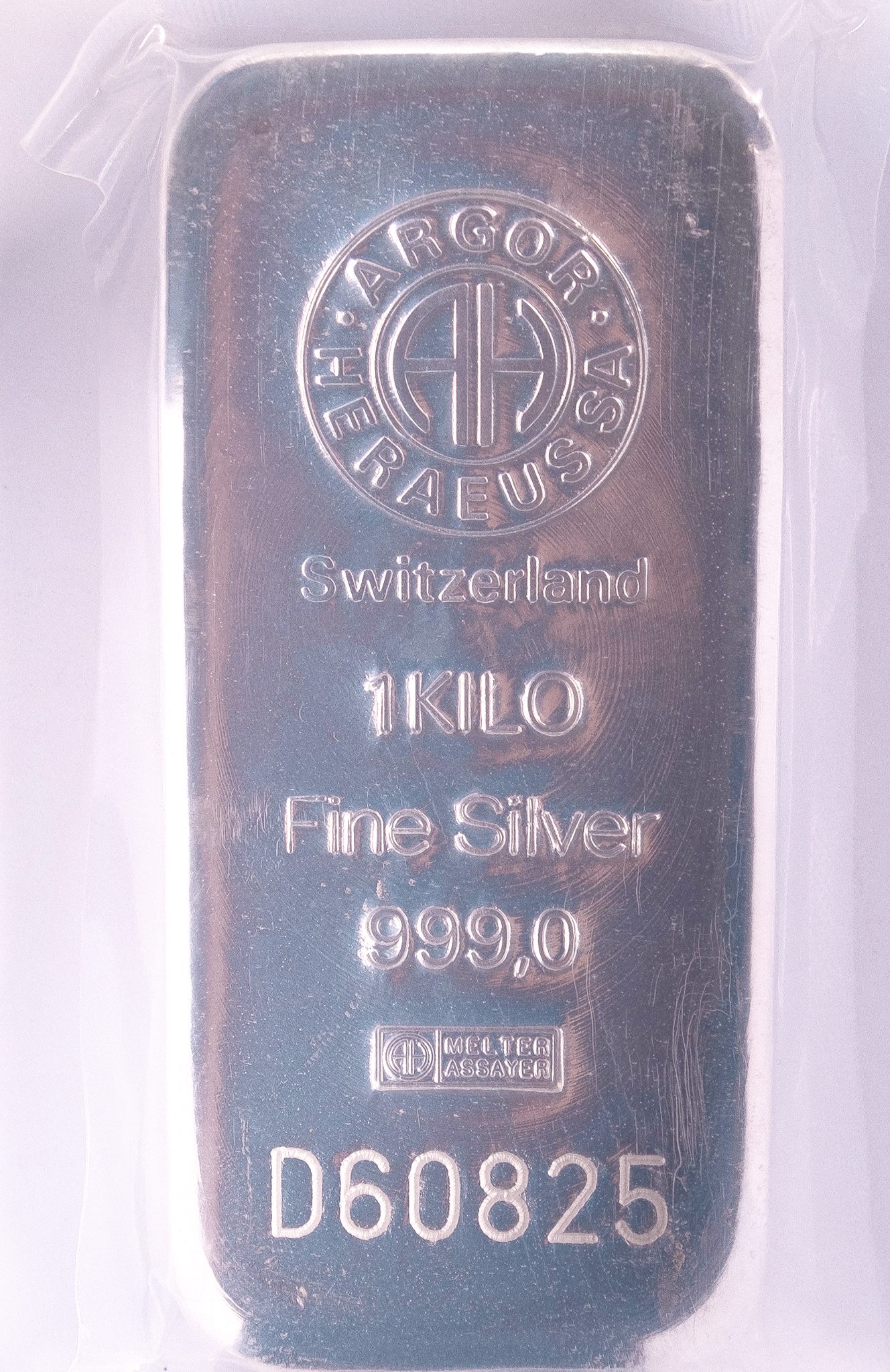1000g AG Investiční slitek Argor Heraeus 1000G-A-AH