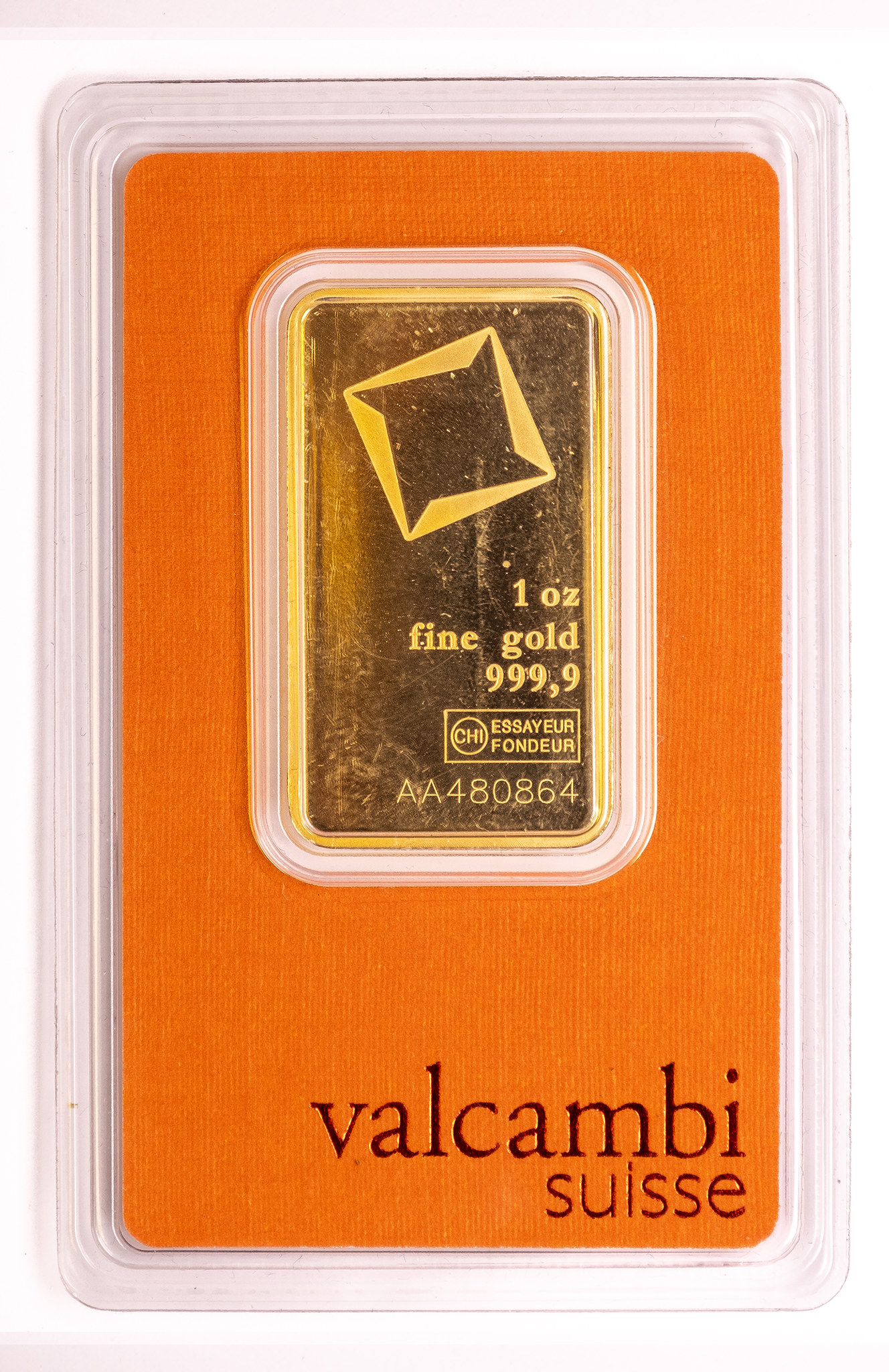 31,1g AU Investiční slitek Valcambi 31,1G-E-VA