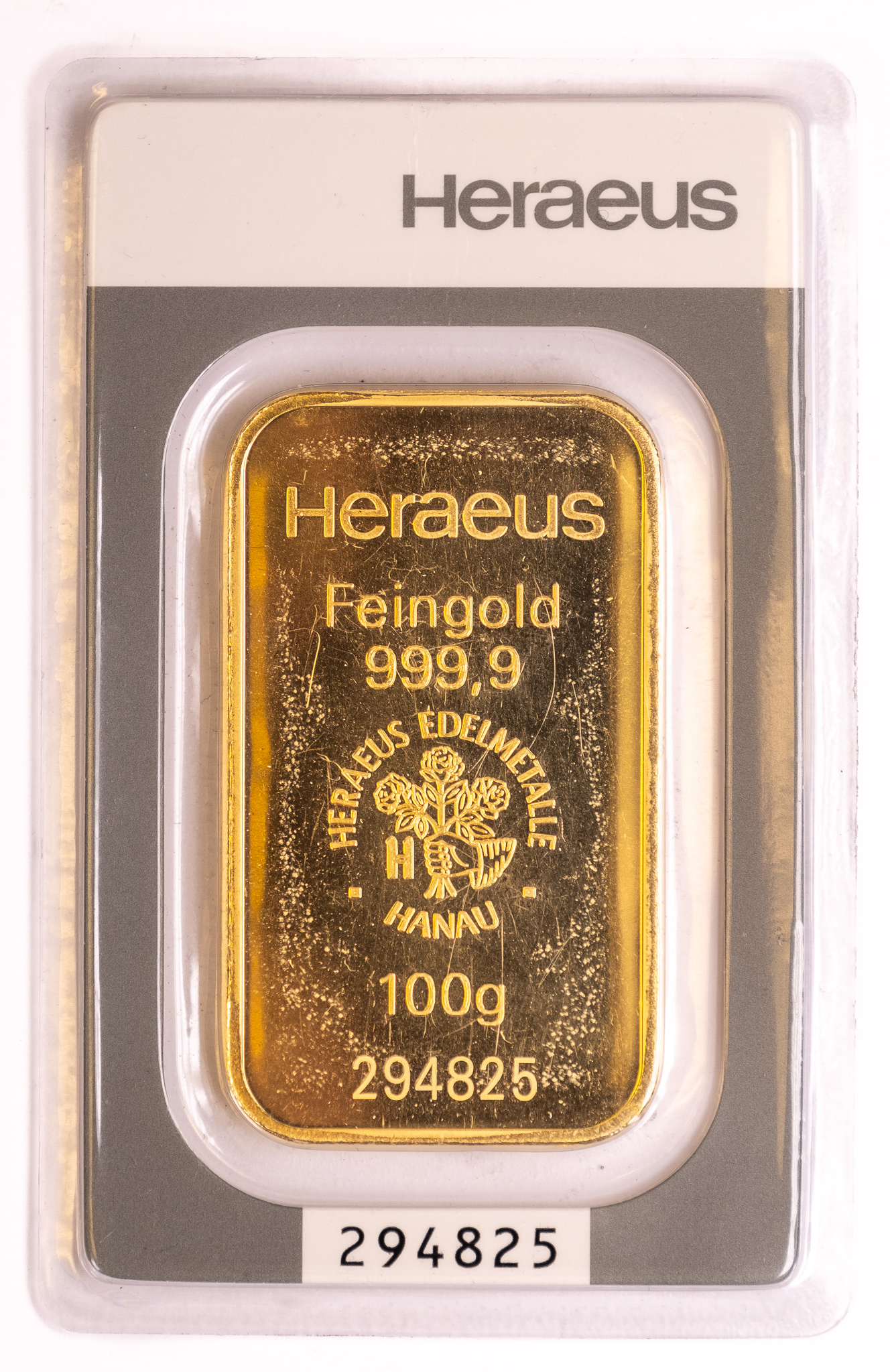 100g AU Investiční slitek Heraeus 100G-A-HE