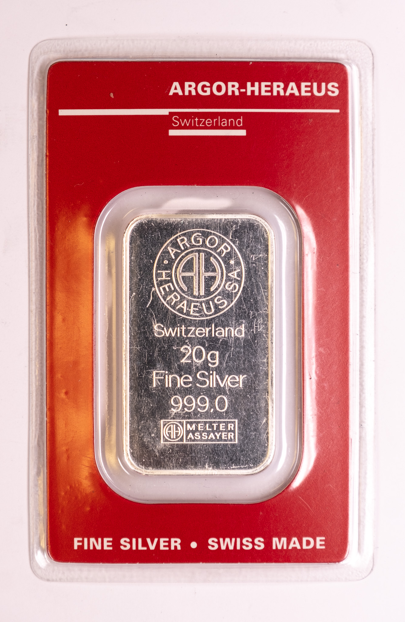 20g AG Investiční slitek Argor Heraeus AG-20G-A-AH