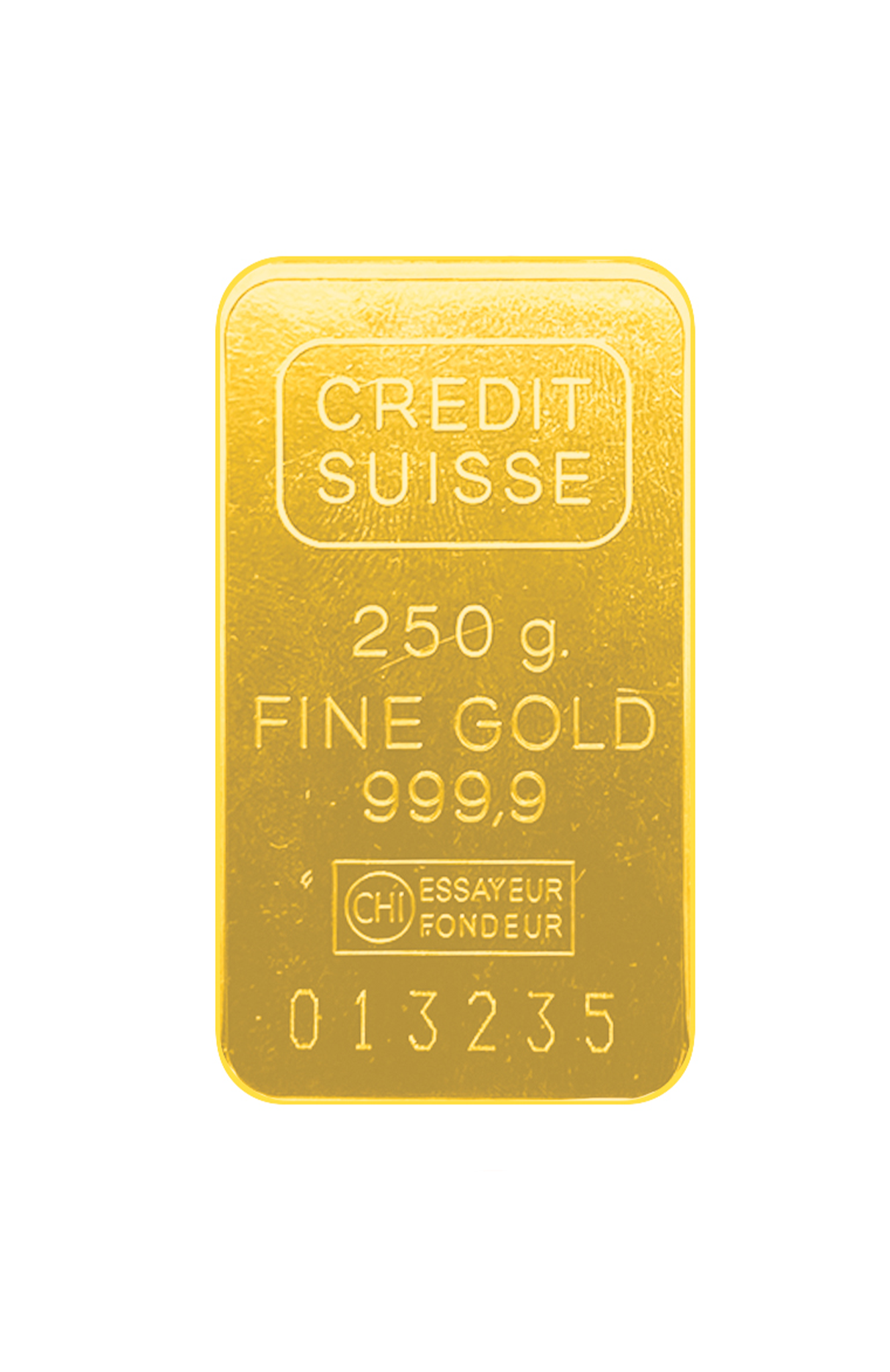 250G AU Investiční slitek Credit Suisse 250G-B-CS
