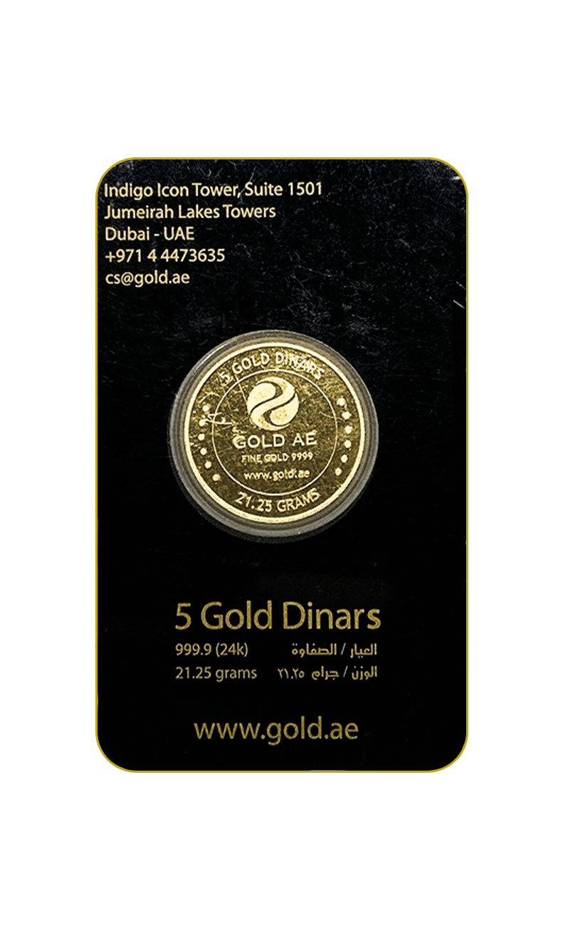 21,25g AU Investiční slitek Dubai UAE 21,25G-A-DU