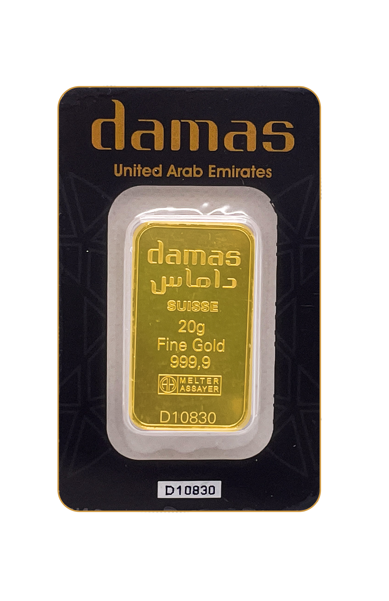 20g AU Investiční slitek Damas 20G-D-DA